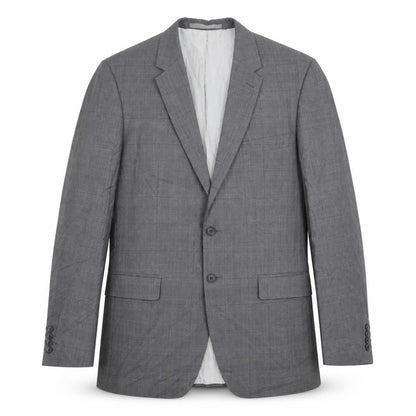 Marks & Spencer Mens Grey Check  Jacket Suit Jacket Size 42