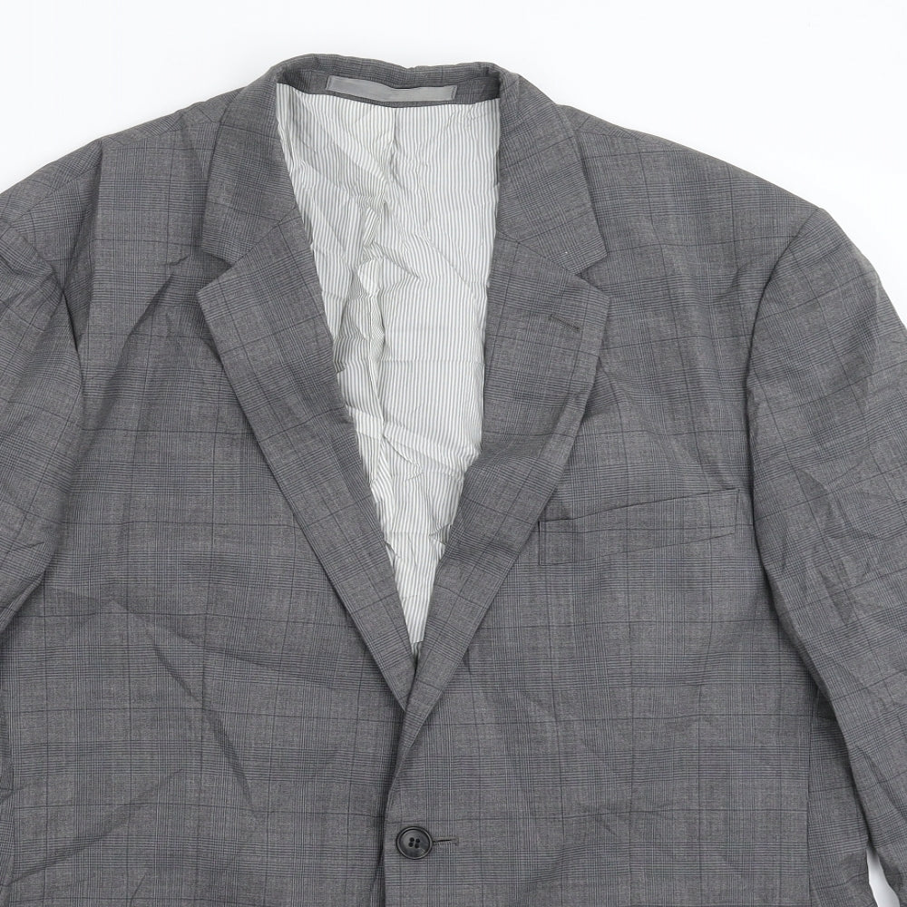 Mens UK Size 42 Marks and Spencer Regular Grey Suit Jacket