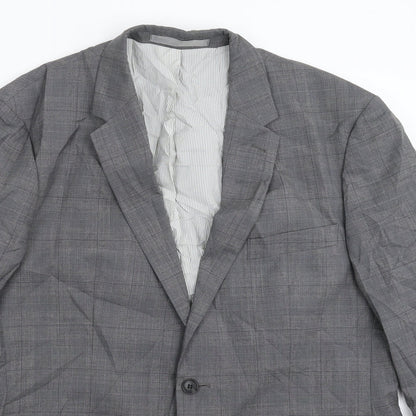 Mens UK Size 42 Marks and Spencer Regular Grey Suit Jacket