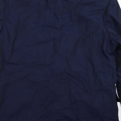 Bruno Kirches Mens Blue   Jacket Suit Jacket Size 44
