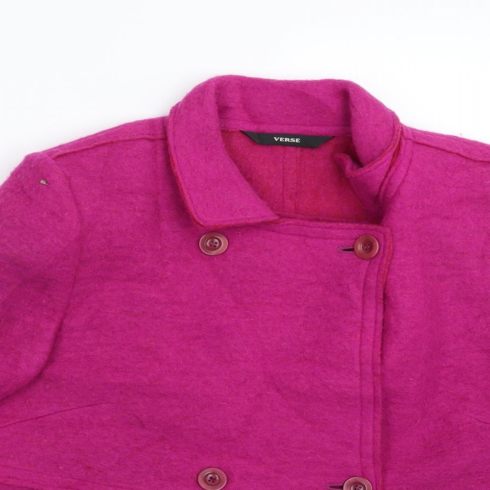 Verse Womens Pink   Jacket Blazer Size L