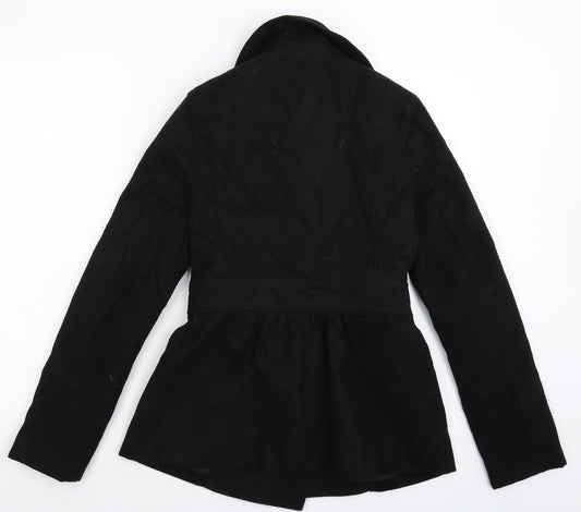 Divided Womens Black   Jacket Coat Size 8