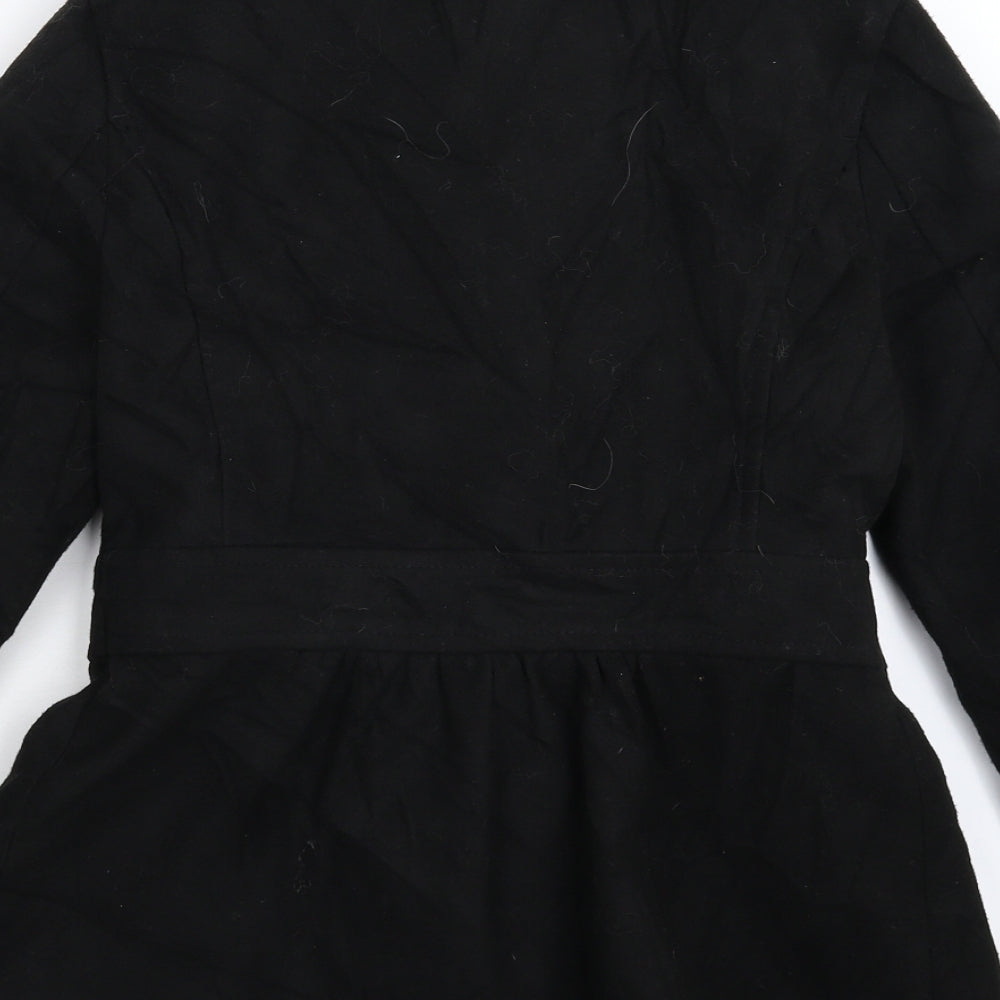 Divided Womens Black   Jacket Coat Size 8