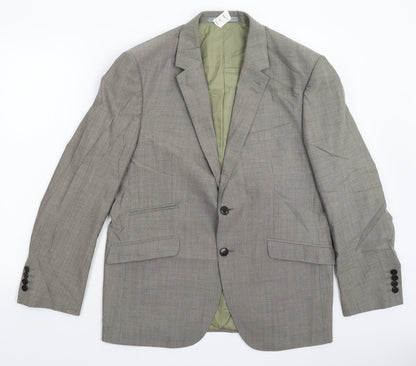 Mens UK Size 40 Marks and Spencer Regular Grey Suit Jacket