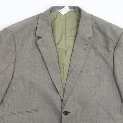 Mens UK Size 40 Marks and Spencer Regular Grey Suit Jacket