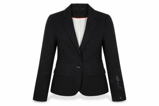 Womens UK Size 10 New Look Regular Black Suit Jacket