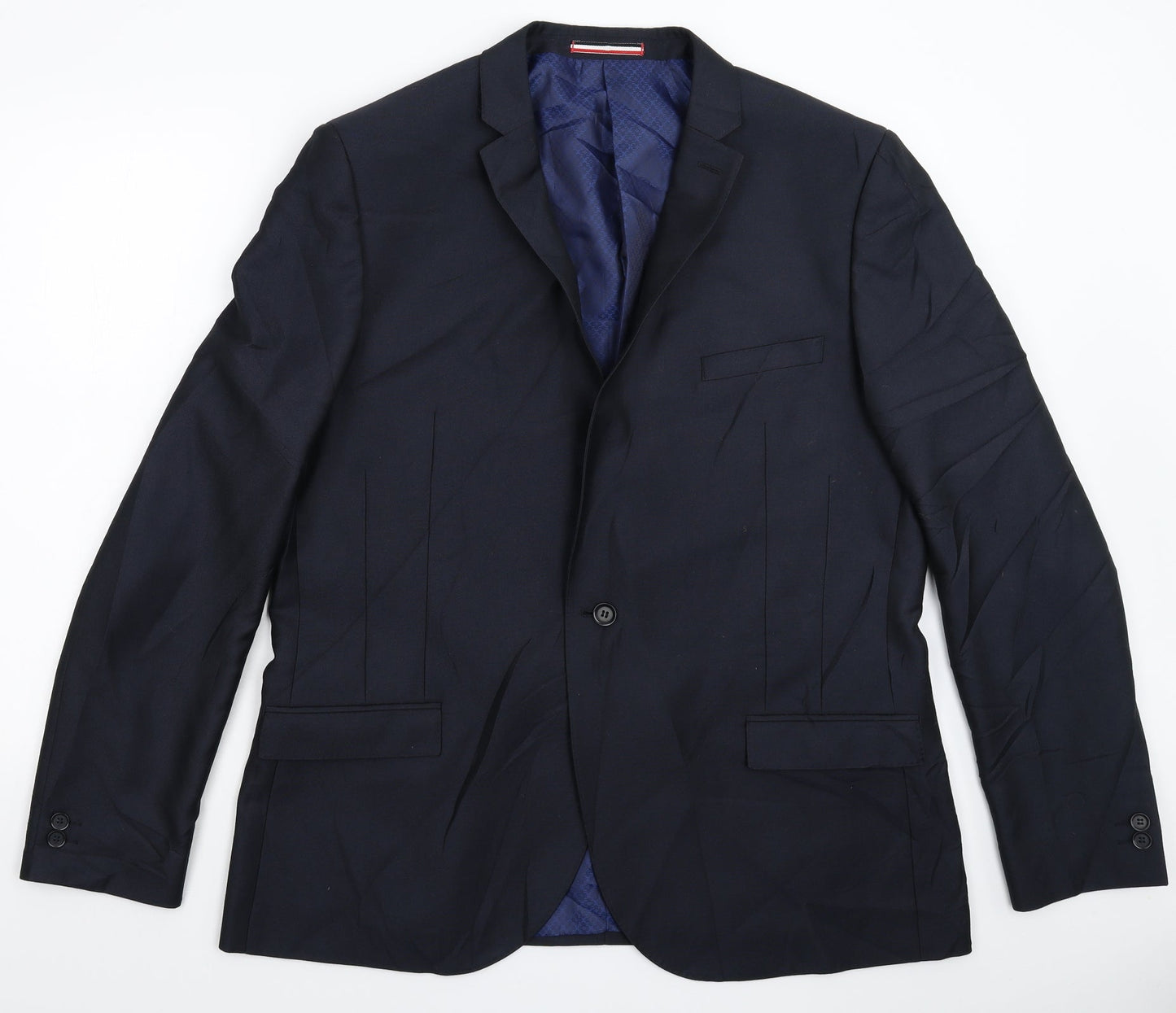 Mens UK Size 44 Ventuno 21 Regular Blue Suit Jacket