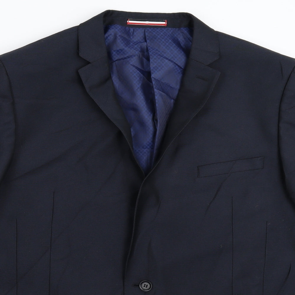 Mens UK Size 44 Ventuno 21 Regular Blue Suit Jacket