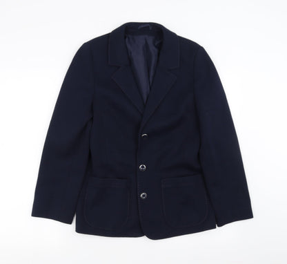 Womens UK Size 12 Preworn Regular Blue Blazer