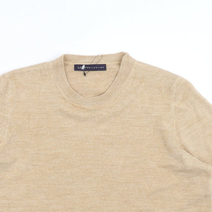 Marks & Spencer Womens Beige   Pullover Jumper Size 14