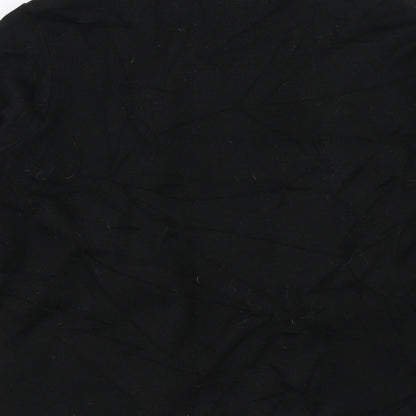 Envy Us Womens Black   Cardigan Jumper Size L  - jumper with over cardigan detail