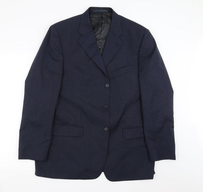 Mens UK Size 44 James Barry Regular Blue Suit Jacket