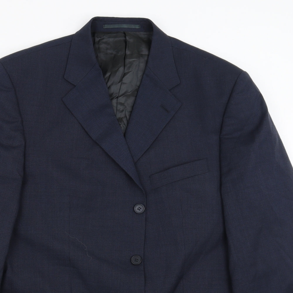 Mens UK Size 44 James Barry Regular Blue Suit Jacket