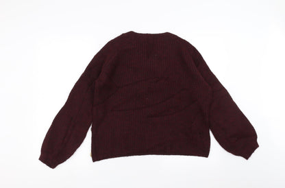 M&Co Womens Purple   Pullover Jumper Size 12