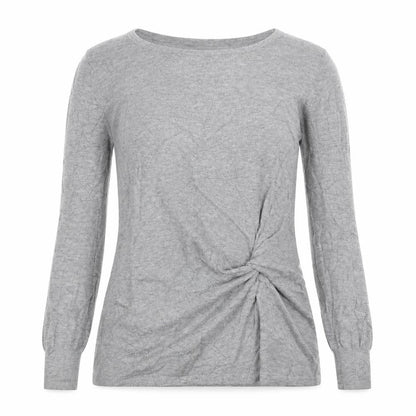 Next Womens Grey   Pullover Jumper Size 6  - Twist front