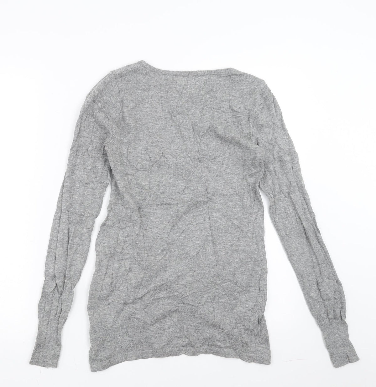 Next Womens Grey   Pullover Jumper Size 6  - Twist front