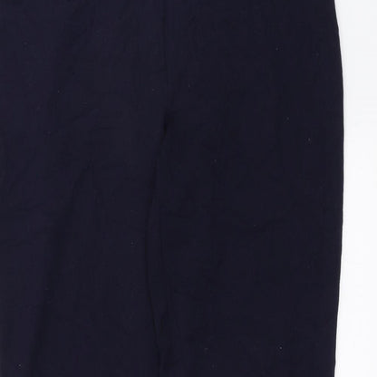 Womens UK Size 10 Marks and Spencer Regular Fit  Blue Trousers