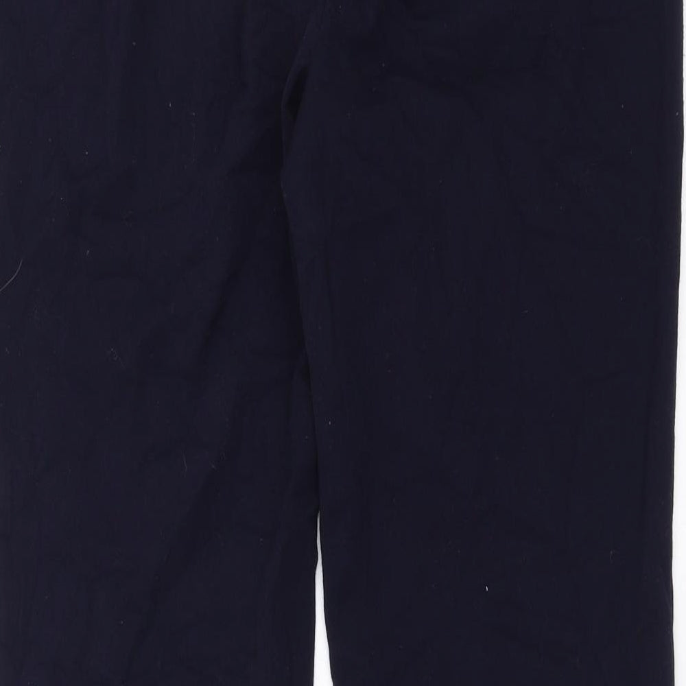 Womens UK Size 10 Marks and Spencer Regular Fit  Blue Trousers