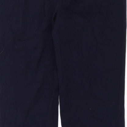 Womens UK Size 10 Marks and Spencer Regular Fit  Blue Trousers