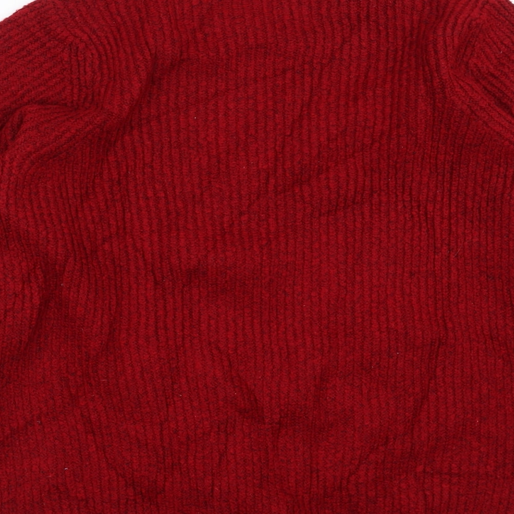 Marks and Spencer Mens Red   Pullover Jumper Size S