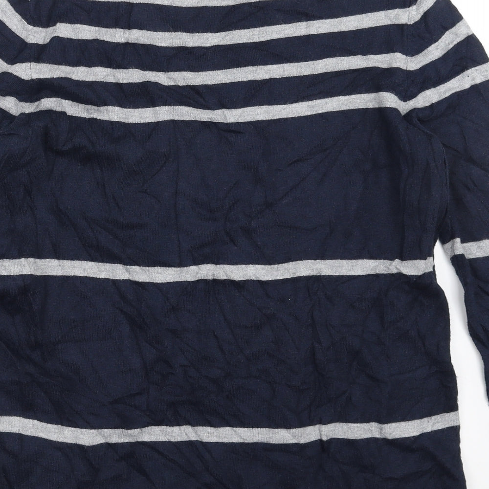 Betty Barclay Womens Blue Striped  Pullover Jumper Size 12