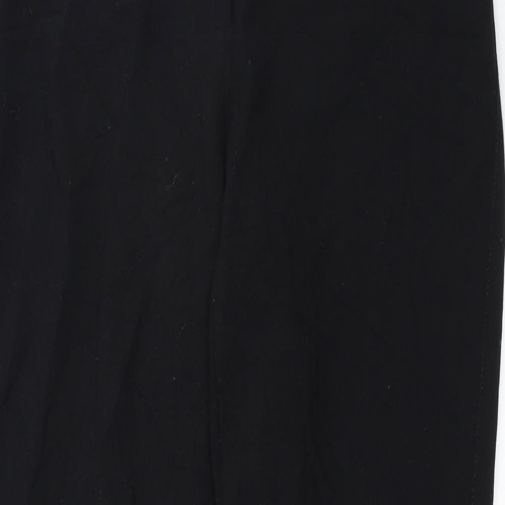 Womens UK Size 12 Marks and Spencer Regular Fit  Black Trousers