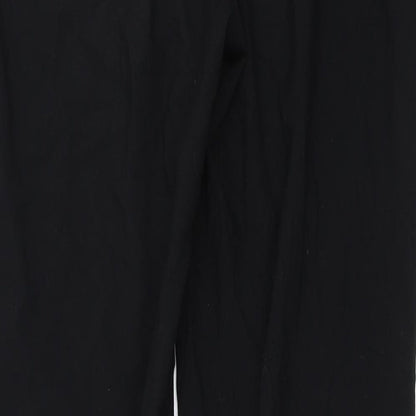 Womens UK Size 12 Marks and Spencer Regular Fit  Black Trousers