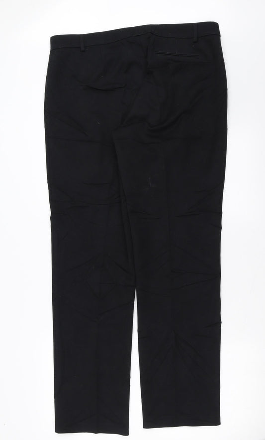 Marks and Spencer Womens Black   Trousers  Size 38 in L32 in