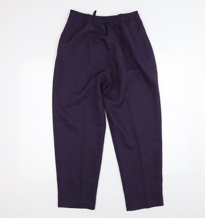 Womens UK Size 12 Slimtru Regular Fit  Purple Trousers