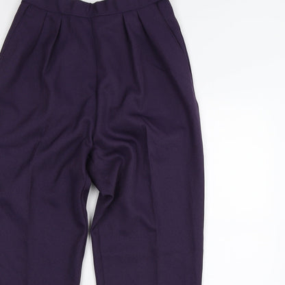 Womens UK Size 12 Slimtru Regular Fit  Purple Trousers