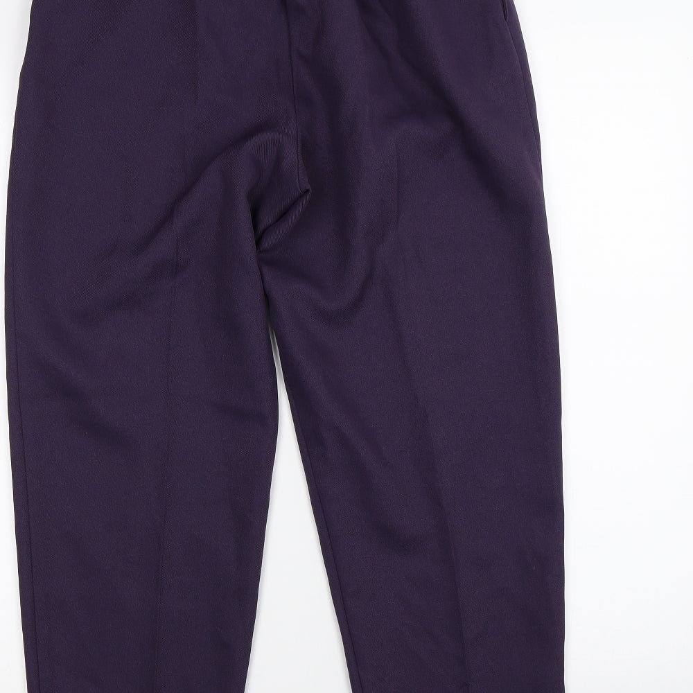 Womens UK Size 12 Slimtru Regular Fit  Purple Trousers