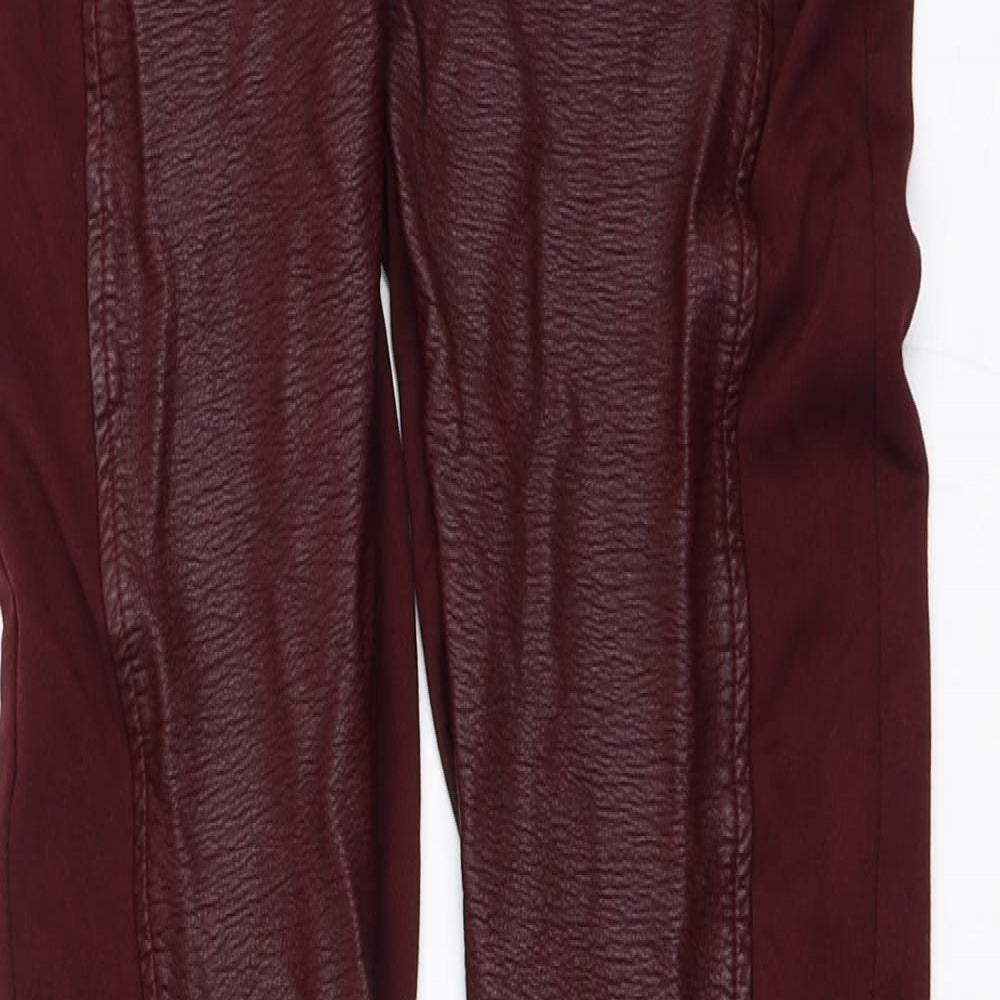 Womens UK Size S ESMARA  Carrot Red Leggings