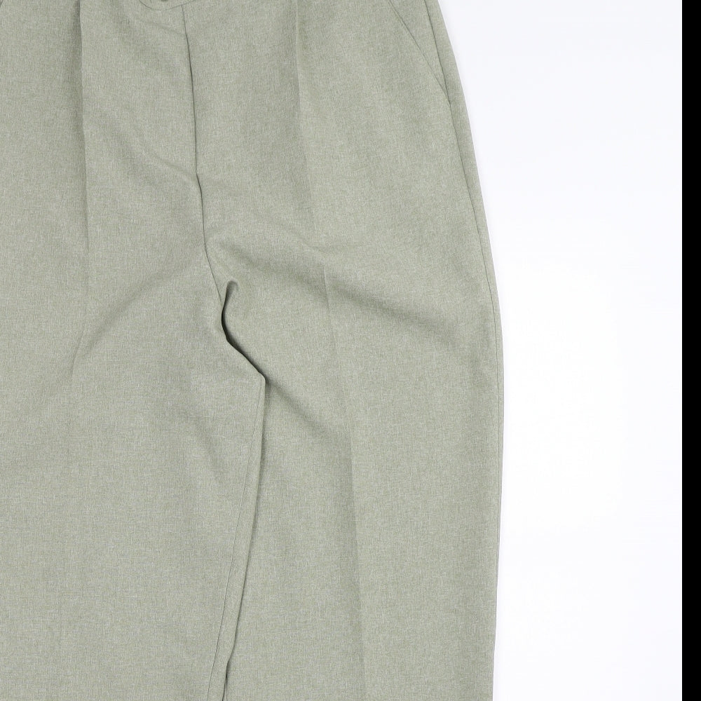 Womens UK Size 16 Classic Regular Fit  Green Trousers