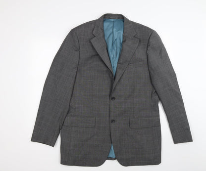 Mens UK Size 40 GREENWOODS Regular Grey Suit Jacket
