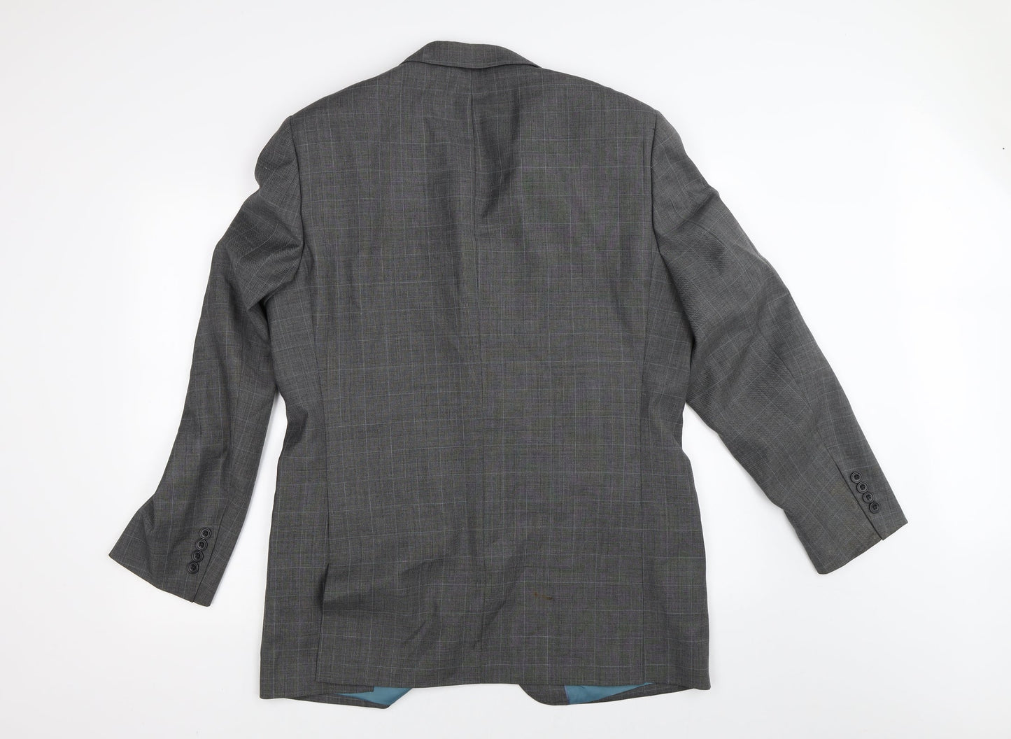 Mens UK Size 40 GREENWOODS Regular Grey Suit Jacket