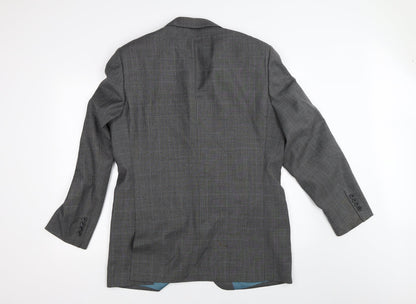 Mens UK Size 40 GREENWOODS Regular Grey Suit Jacket