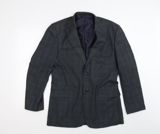 Mens UK Size 38 Marks and Spencer Regular Blue Suit Jacket