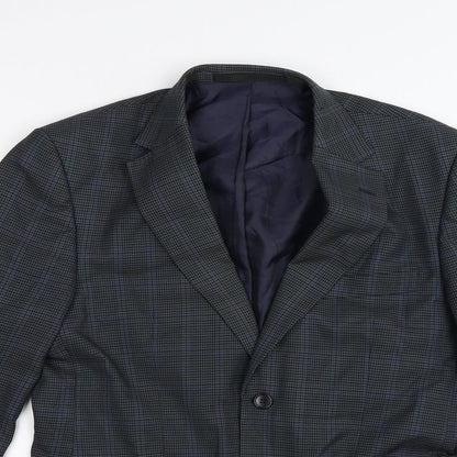 Mens UK Size 38 Marks and Spencer Regular Blue Suit Jacket