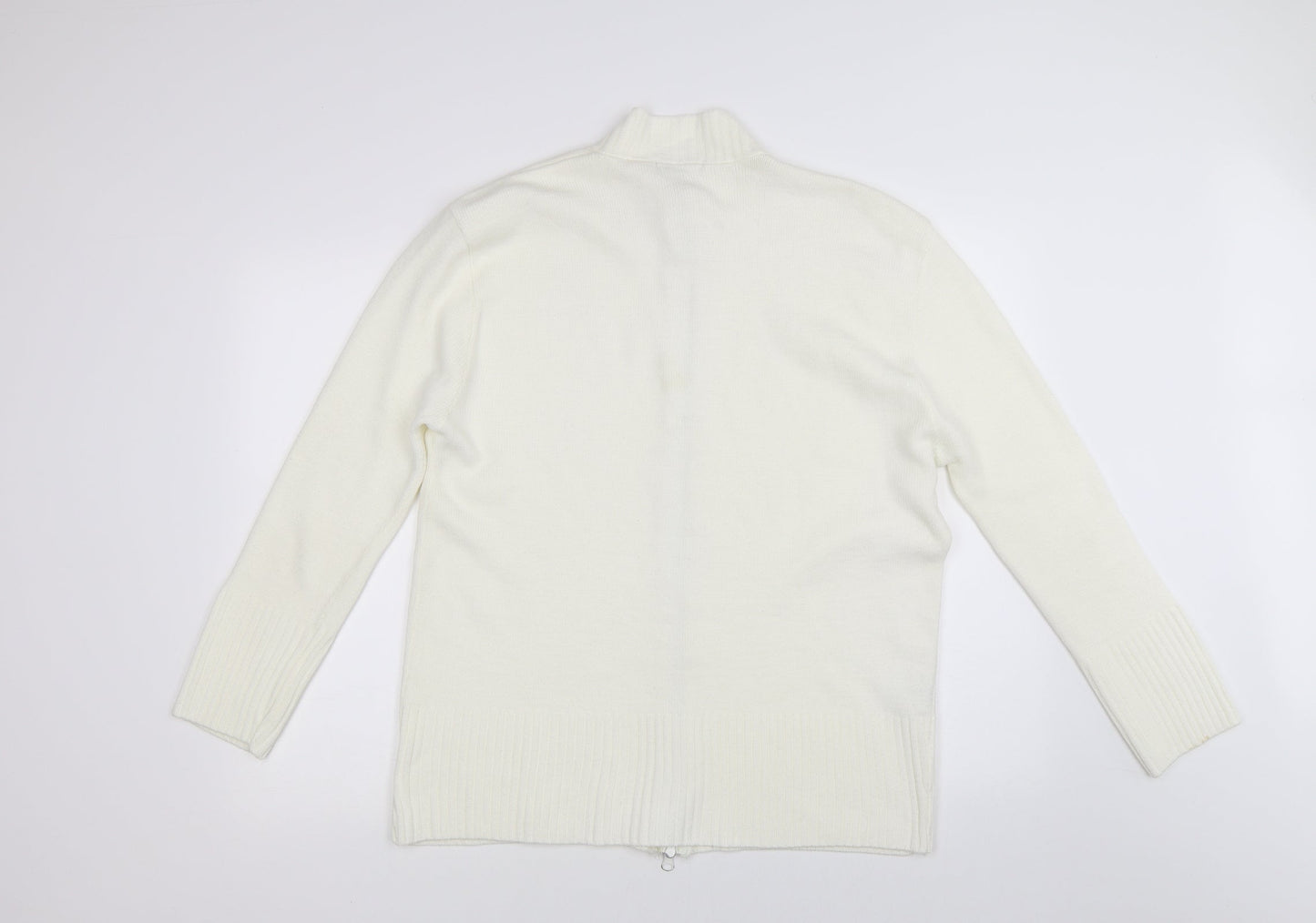 Glance Womens Ivory   Cardigan Jumper Size L