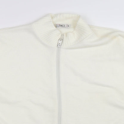 Glance Womens Ivory   Cardigan Jumper Size L
