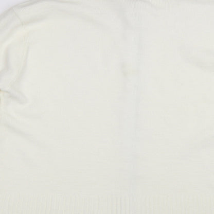 Glance Womens Ivory   Cardigan Jumper Size L