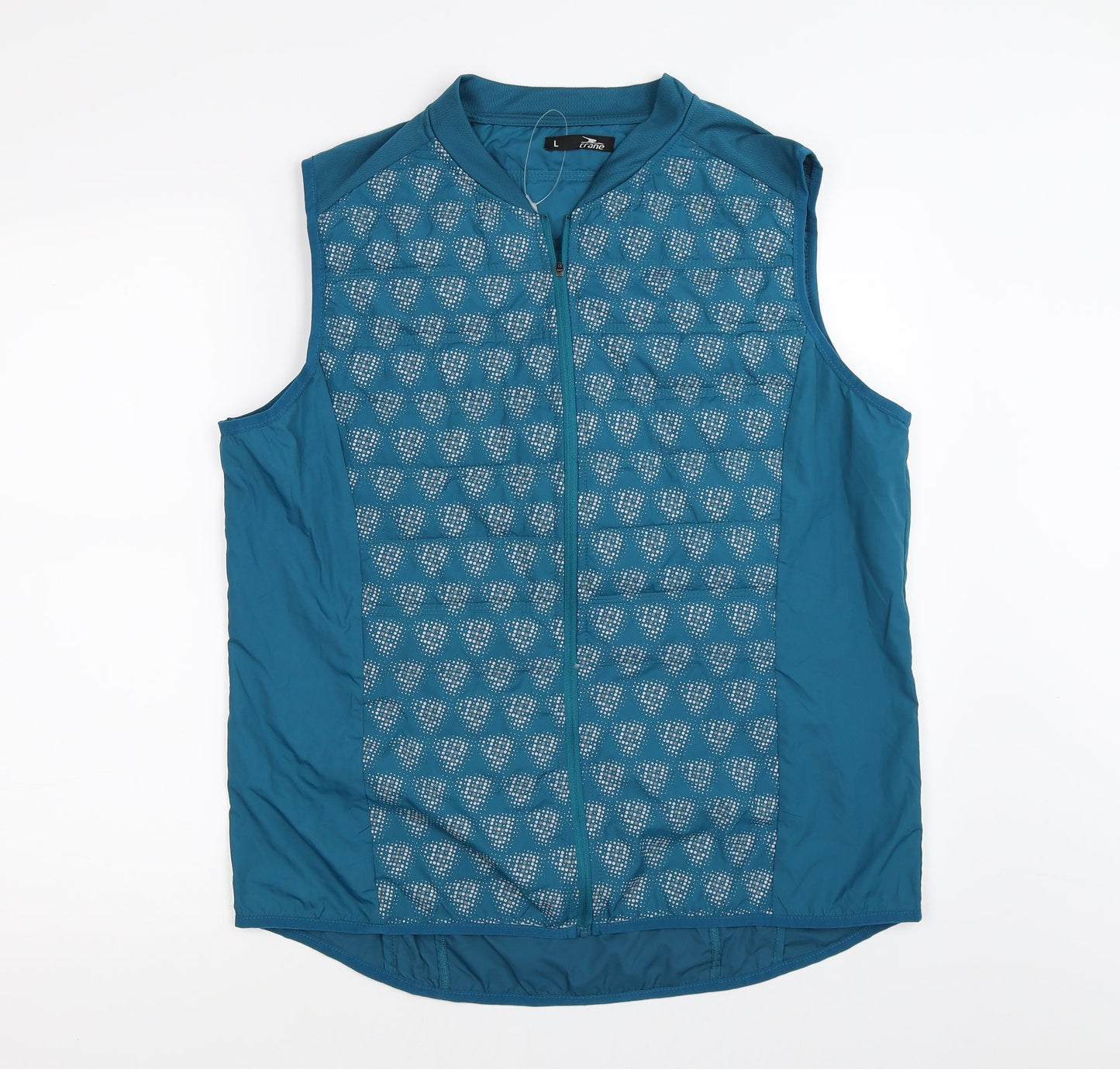 Womens UK Size L Crane Blue Gilet