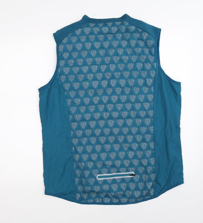 Womens UK Size L Crane Blue Gilet