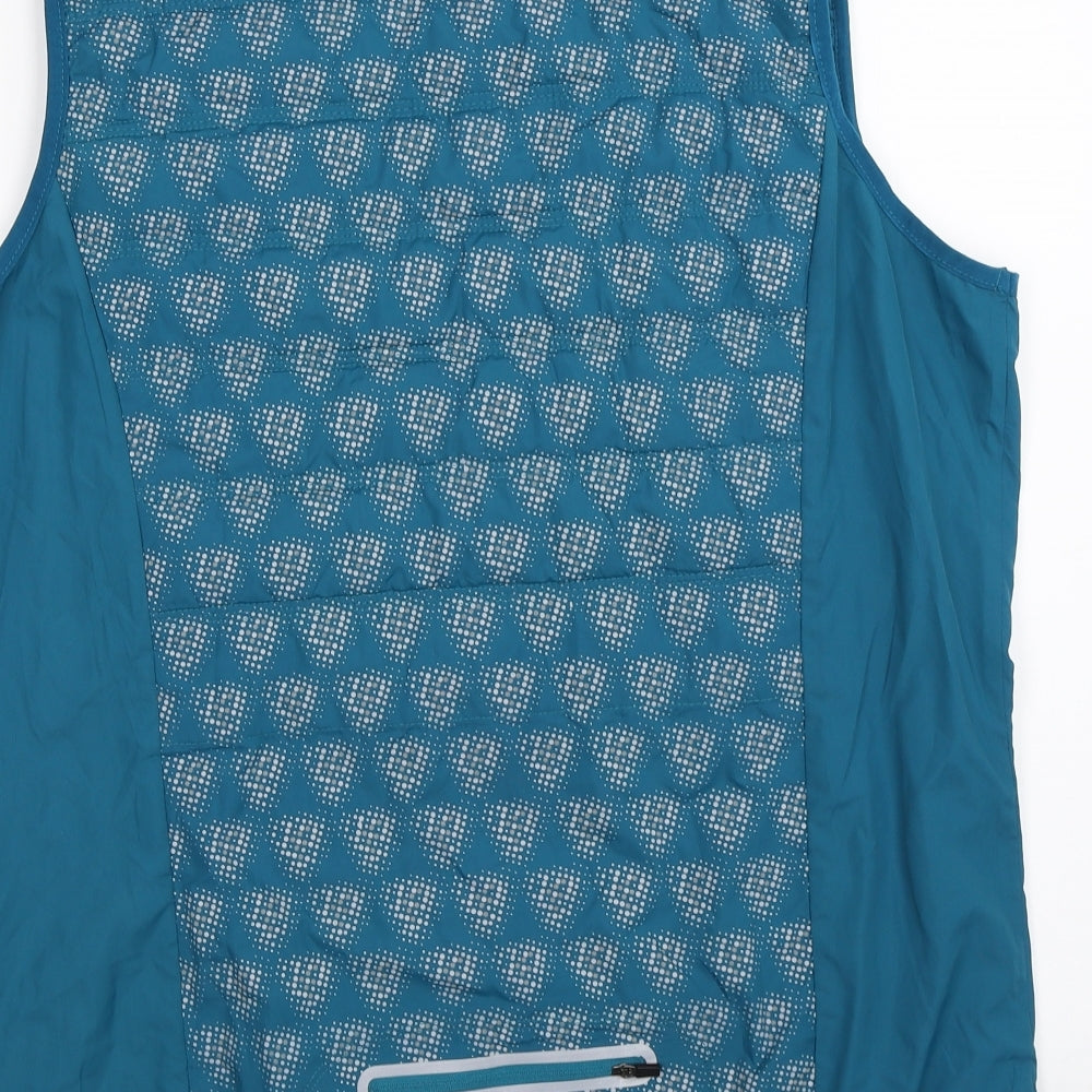 Womens UK Size L Crane Blue Gilet