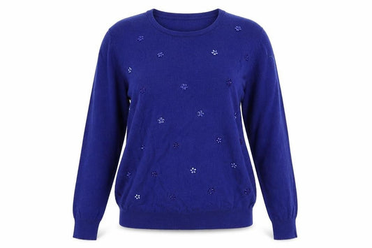 EWM Womens Blue   Pullover Jumper Size XL