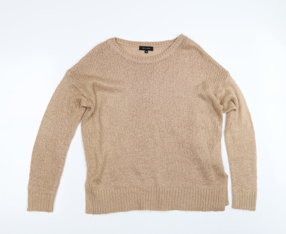 New Look Womens Beige   Pullover Jumper Size M