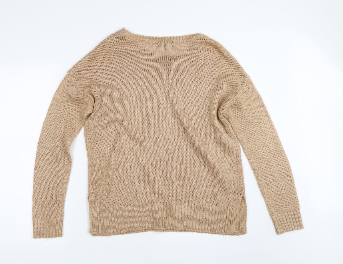 New Look Womens Beige   Pullover Jumper Size M