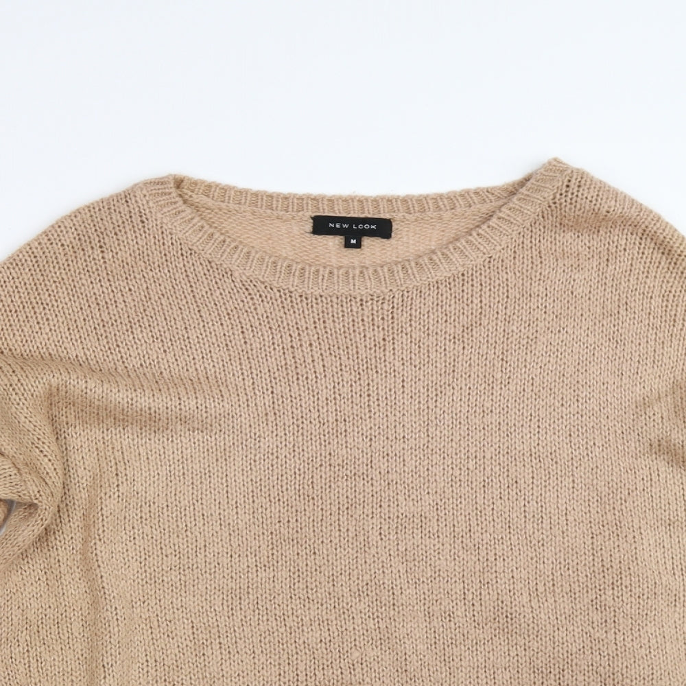New Look Womens Beige   Pullover Jumper Size M