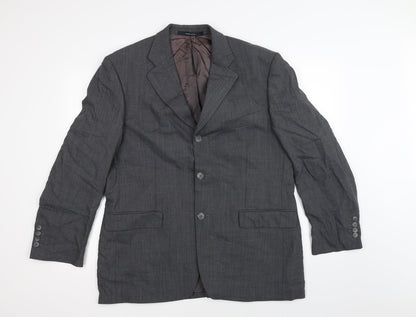 Mens UK Size 42 British Tailor Regular Grey Suit Jacket