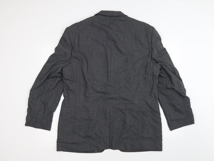 Mens UK Size 42 British Tailor Regular Grey Suit Jacket